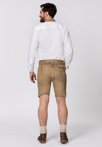 STOCKERPOINT Regular Traditional Pants 'Leonardo' in Brown
