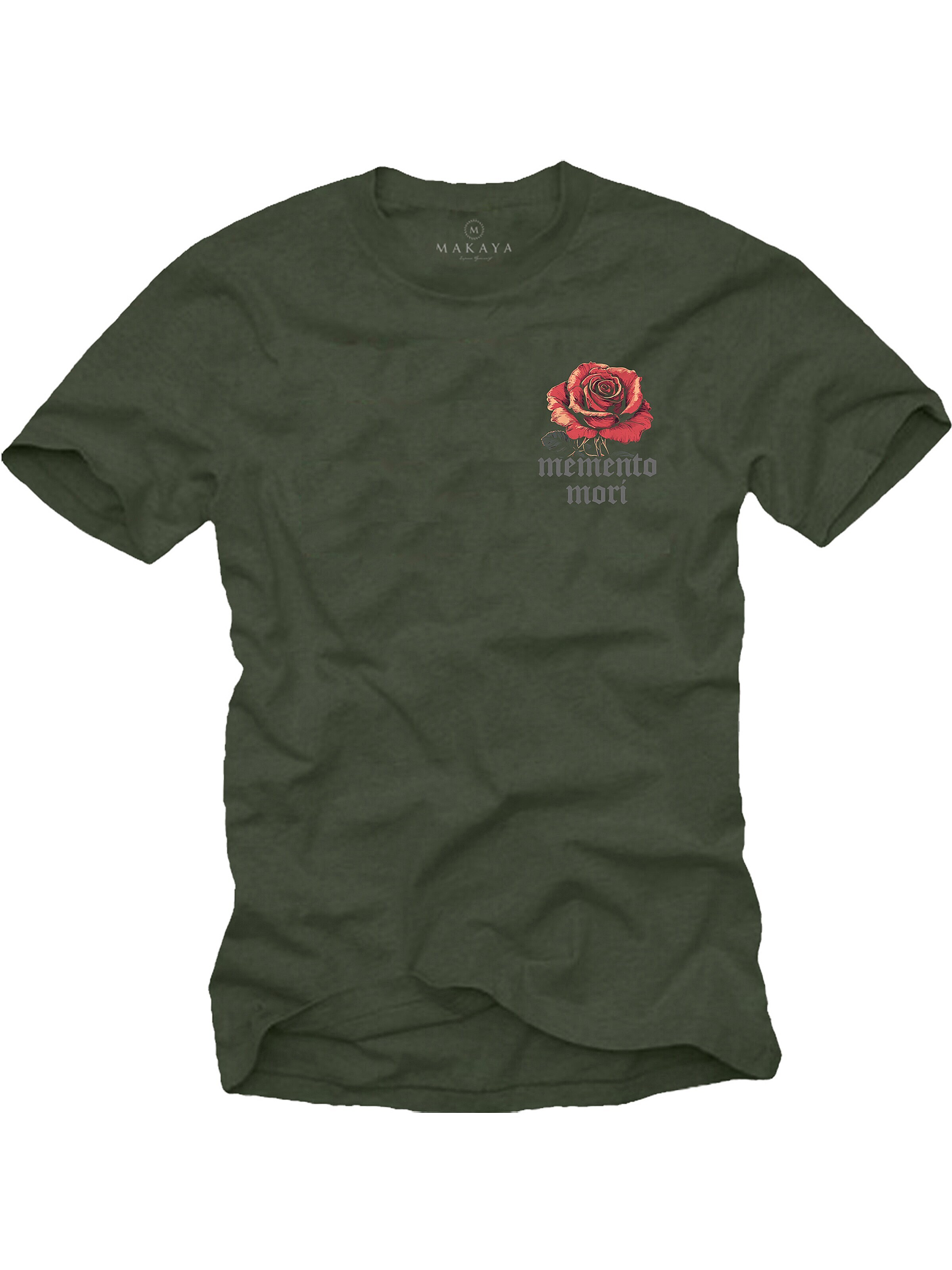 MAKAYA Shirt 'Memento' in Green: front