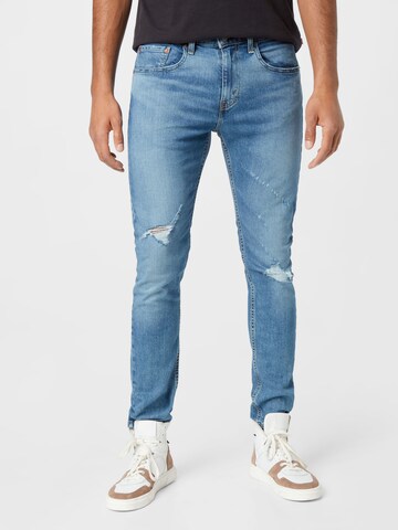 Tapered Jeans '512™ Slim Taper Lo Ball' di LEVI'S ® in blu: frontale