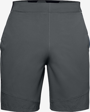 UNDER ARMOUR Regular Workout Pants 'Vanish' in Grey: front