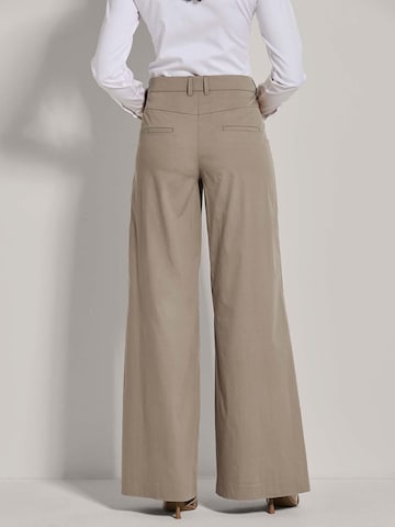 Wide Leg Pantalon MADELEINE en beige