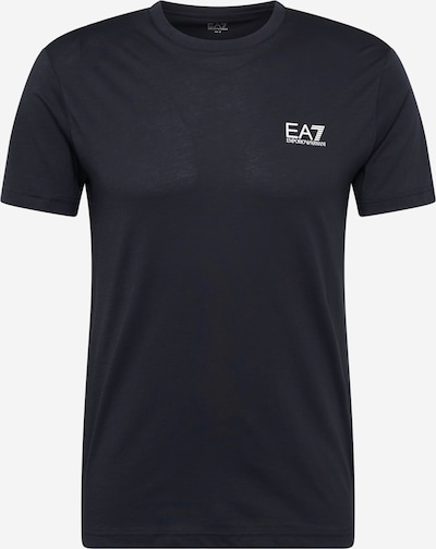 EA7 Emporio Armani T-Shirt en bleu nuit / blanc, Vue avec produit