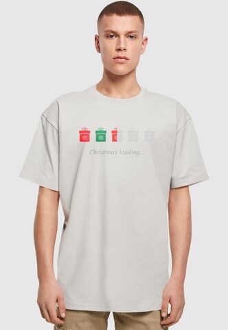 T-Shirt 'Christmas Gifts Loading' Merchcode en gris : devant