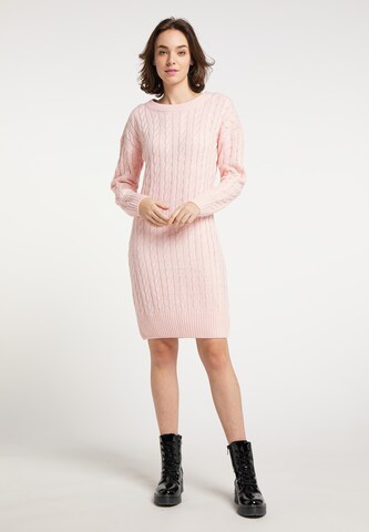 MYMO Strickkleid in Pink