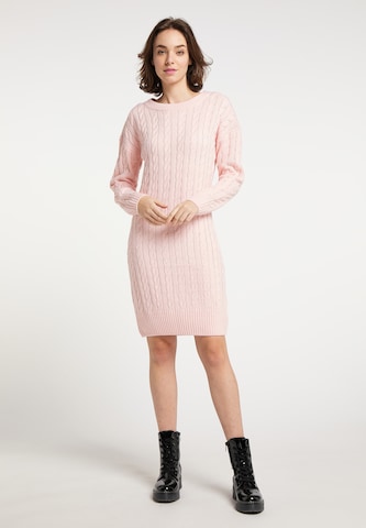 MYMO Knitted dress in Pink