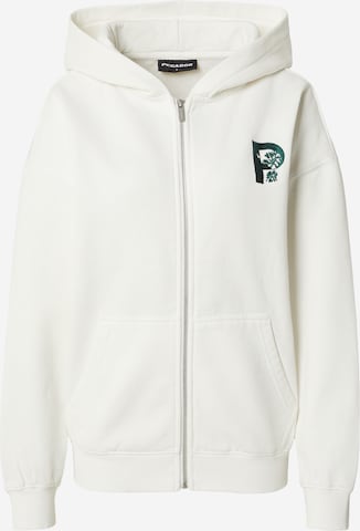 Pegador Collegetakki 'ALTEA' värissä valkoinen: etupuoli