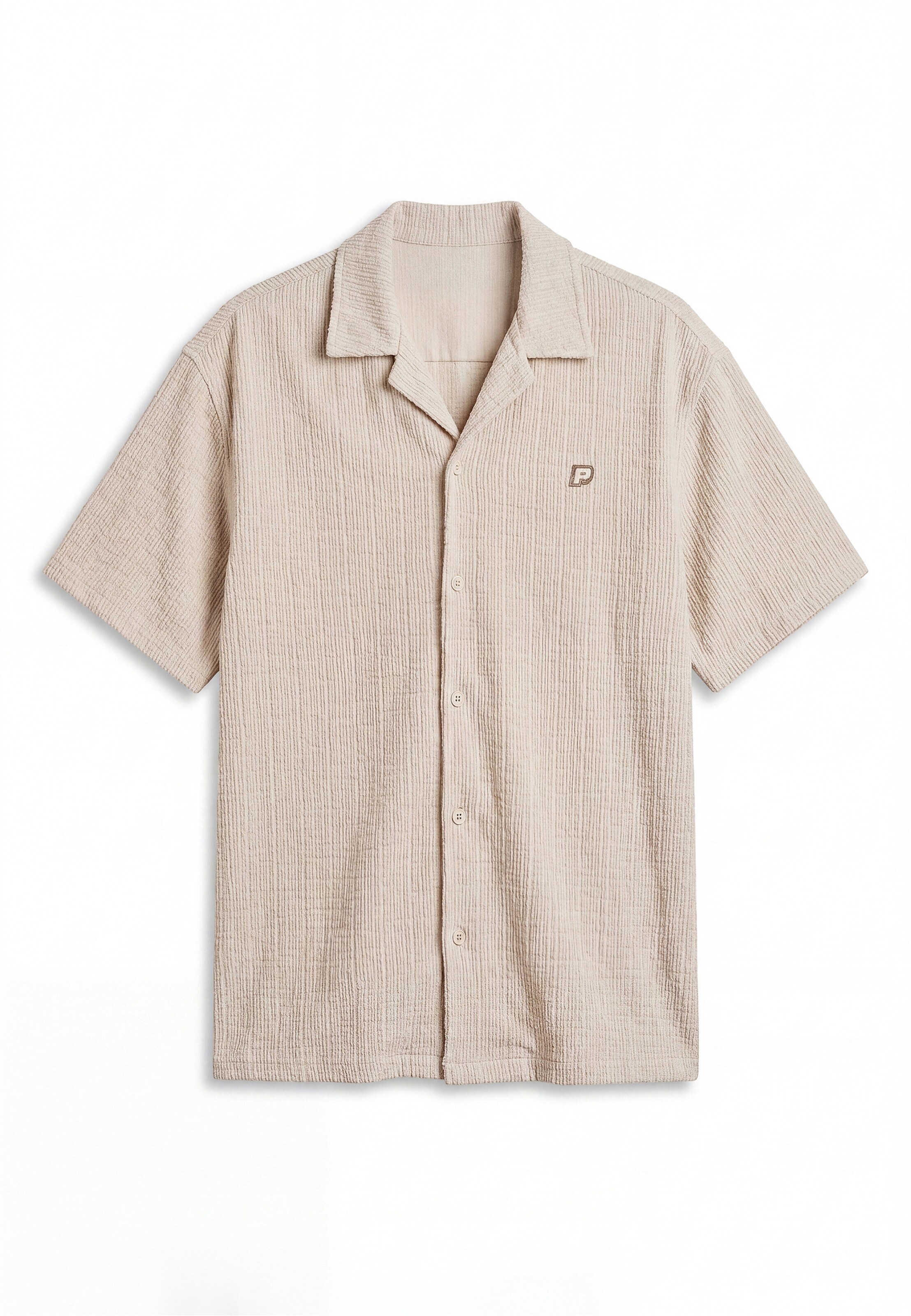 Pegador Regular Fit Hemd 'Libco' in Beige: Vorderseite