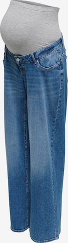 Only Maternity Wide Leg Farkut 'OLMMADISON BLUSH' värissä sininen: etupuoli