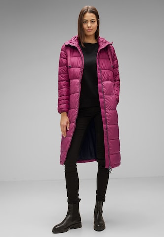 STREET ONE Winter Jacket in Pink: front