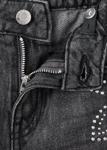 MANGO KIDS Wide leg Jeans 'COWBOY' in Grijs