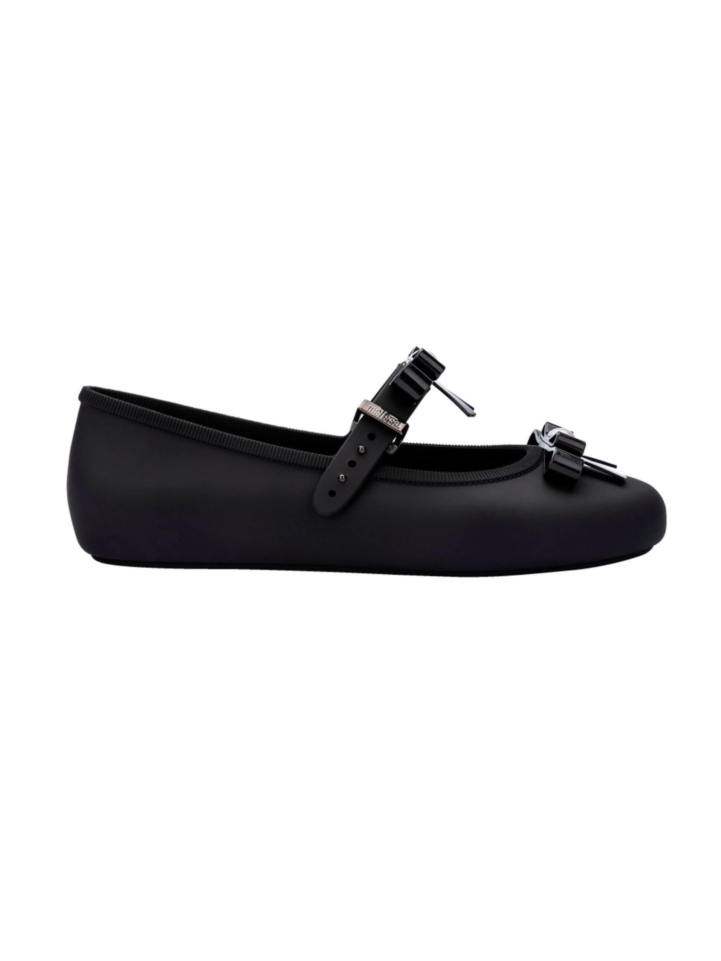 MELISSA Ballerina in Schwarz: Vorderseite