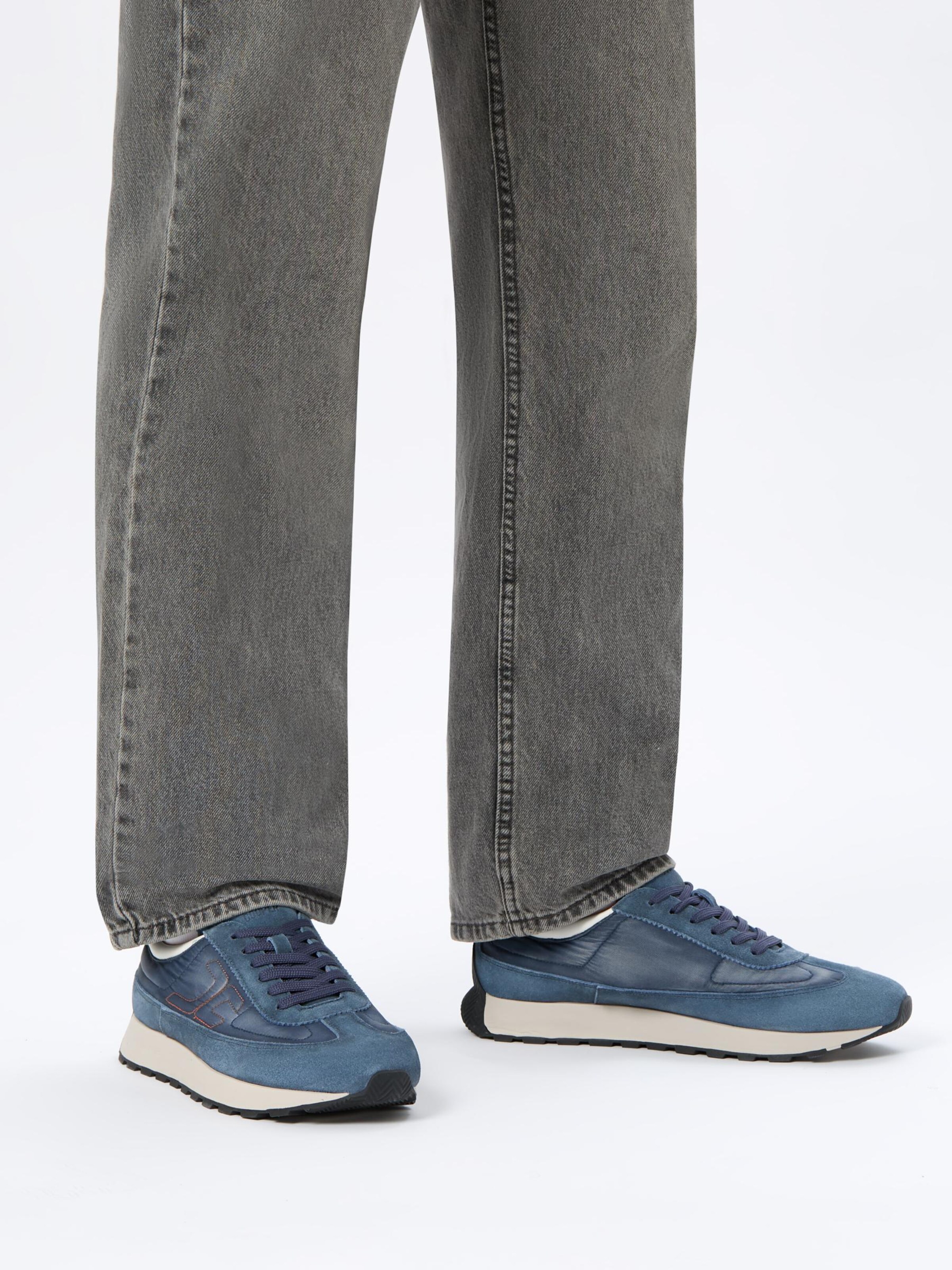 Candice Cooper Platform trainers in Blue: front