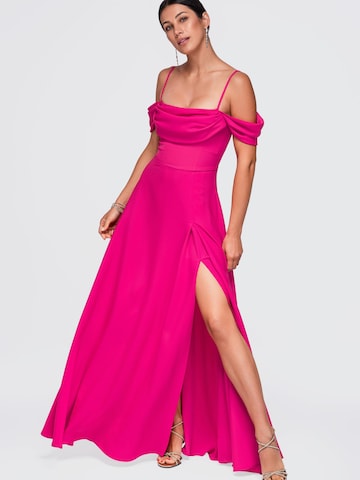 Ombre Strickkleid‌‌‌‌‌‌‌‌‌‌ in Pink: Vorderseite