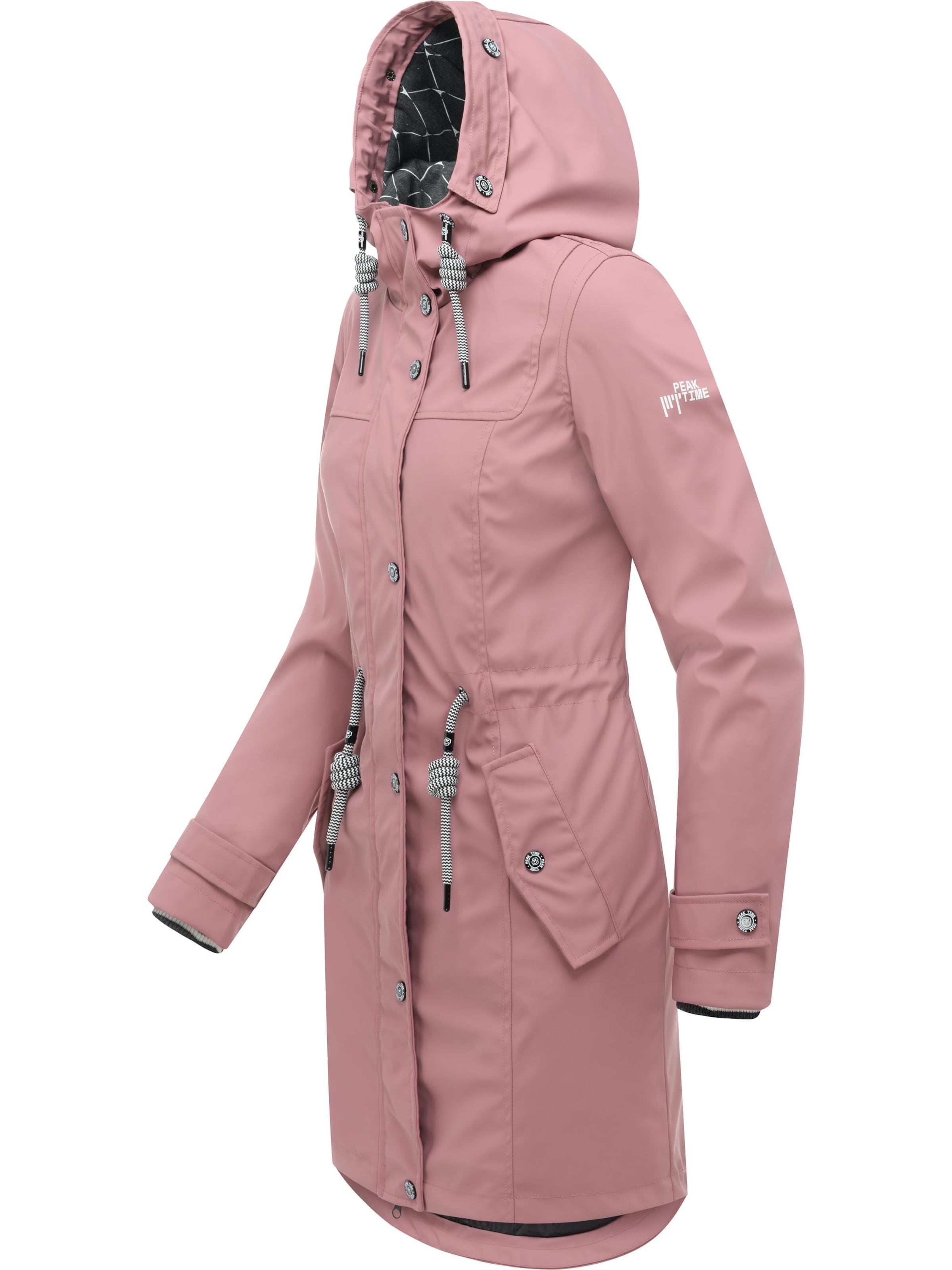 Peak Time Raincoat in Pink