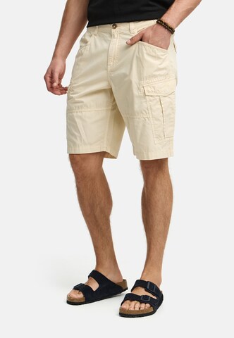 Regular Pantalon cargo 'Dreier' INDICODE JEANS en beige