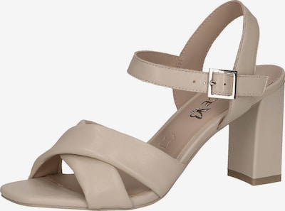 CAPRICE Sandale in beige, Produktansicht