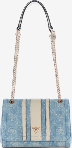 GUESS - Mala de ombro 'DL967221' em azul: frente