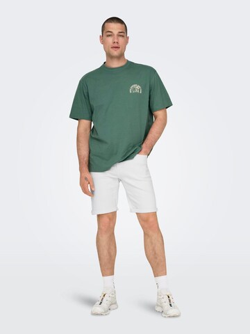 Only & Sons - Slimfit Vaquero 'Ply Life' en blanco