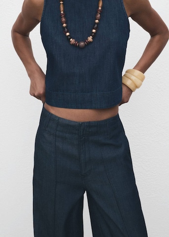 MANGO Wide leg Jeans 'Lua' in Blue