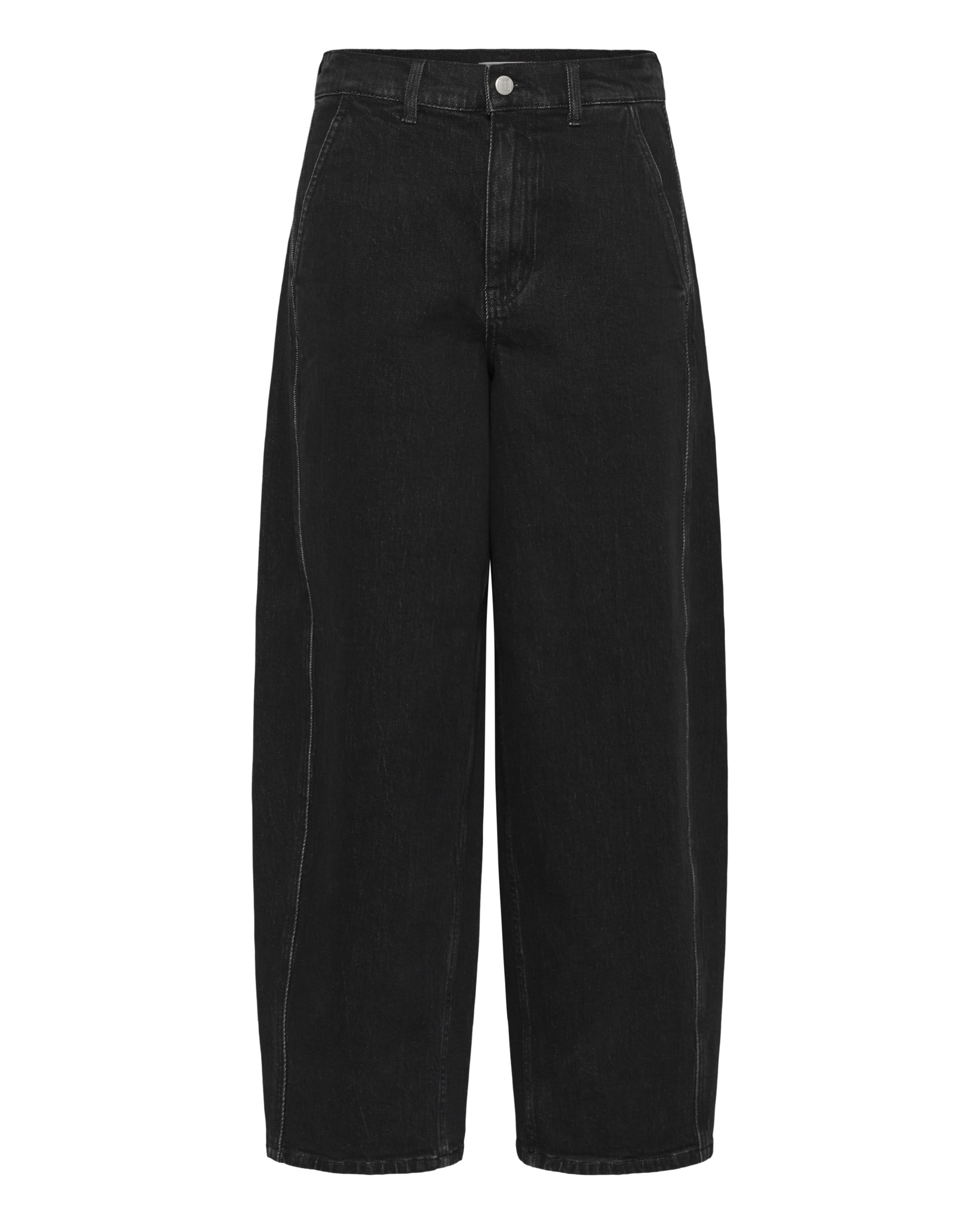 SOAKED IN LUXURY Loosefit Jeans in Zwart: voorkant