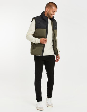 Threadbare Vest in Green
