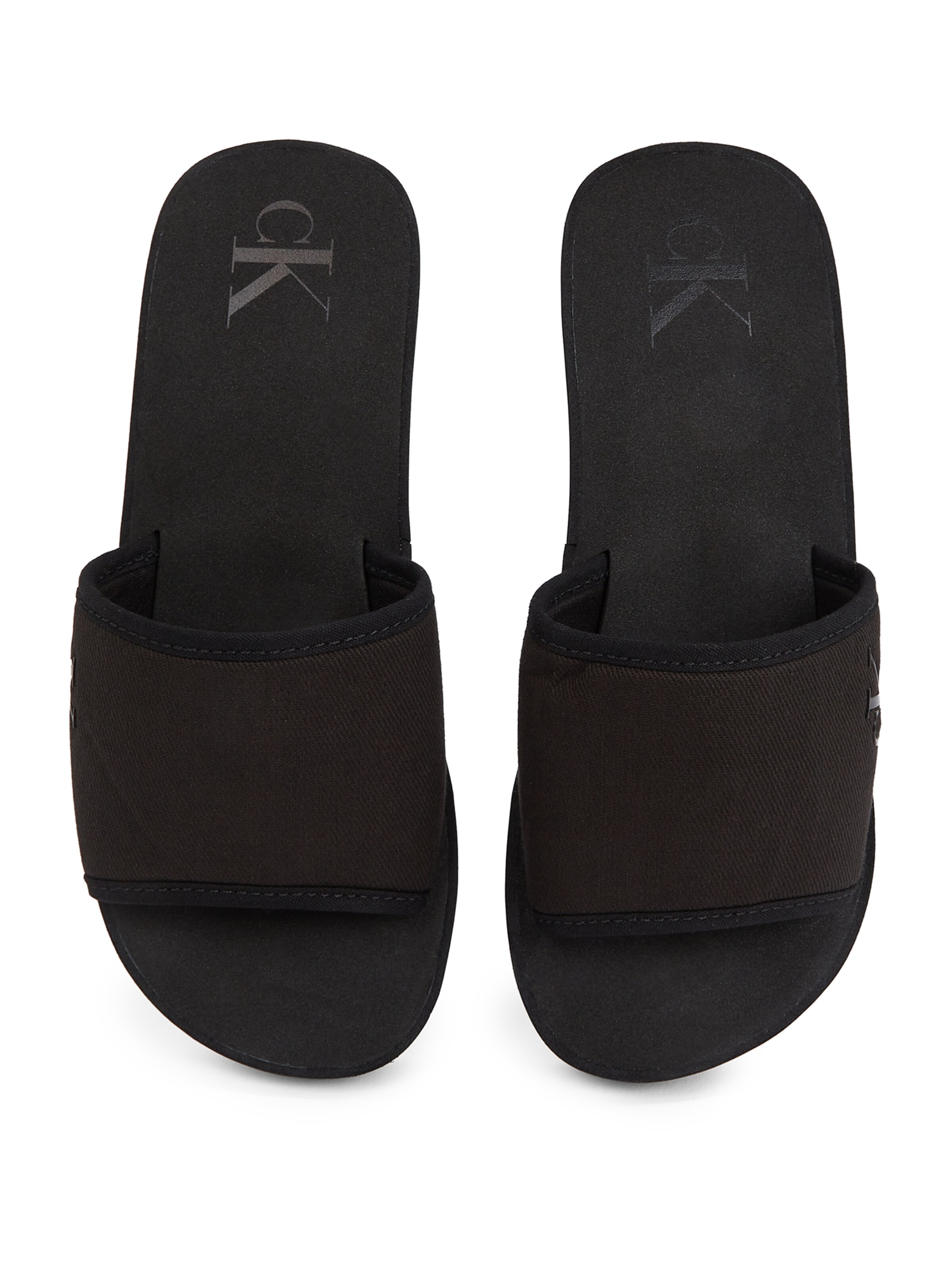 Calvin Klein Šľapky - Čierna