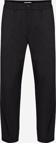 Casual Friday Pleat-Front Pants 'CFMarc' in Black: front