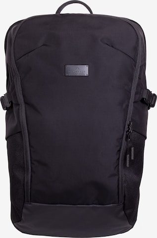 Doughnut Backpack in Black: front