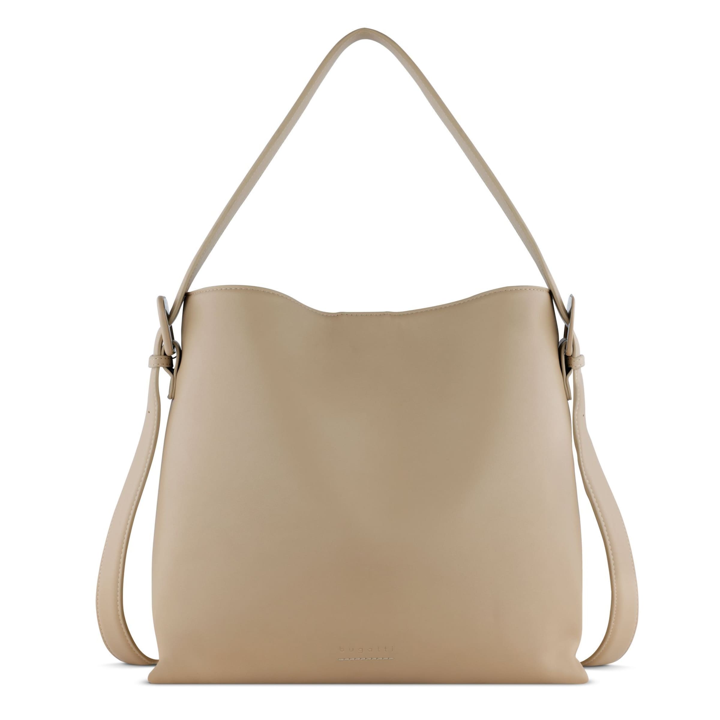 Borsa a spalla 'Luna' di bugatti in beige: frontale