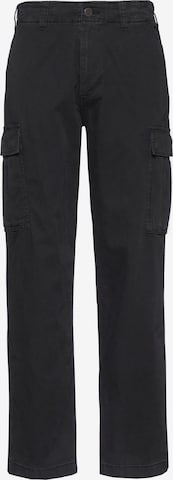 BEAR Regular Cargohose in Schwarz: Vorderseite