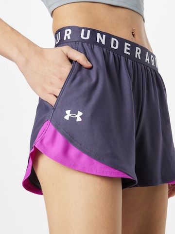 UNDER ARMOUR Regular Sporthose 'Play Up 3..0' in Grau