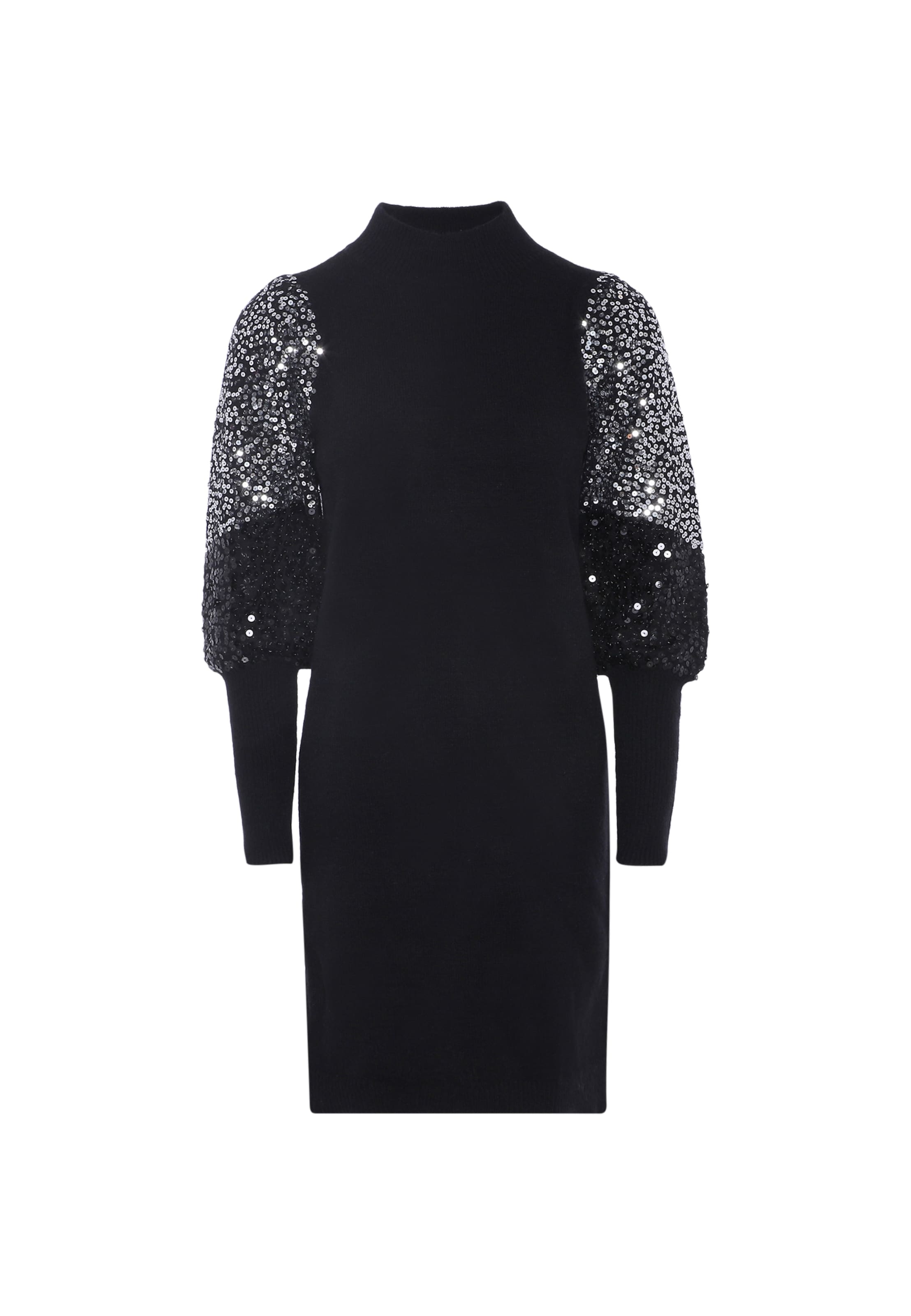 faina Knit dress in Black: front