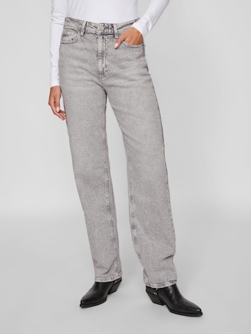 VILA Baggy Jeans 'elly' in Grijs: voorkant
