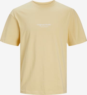 T-Shirt 'Vesterbro' JACK & JONES en jaune : devant