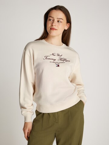 TOMMY HILFIGER Sweatshirt in Beige: front