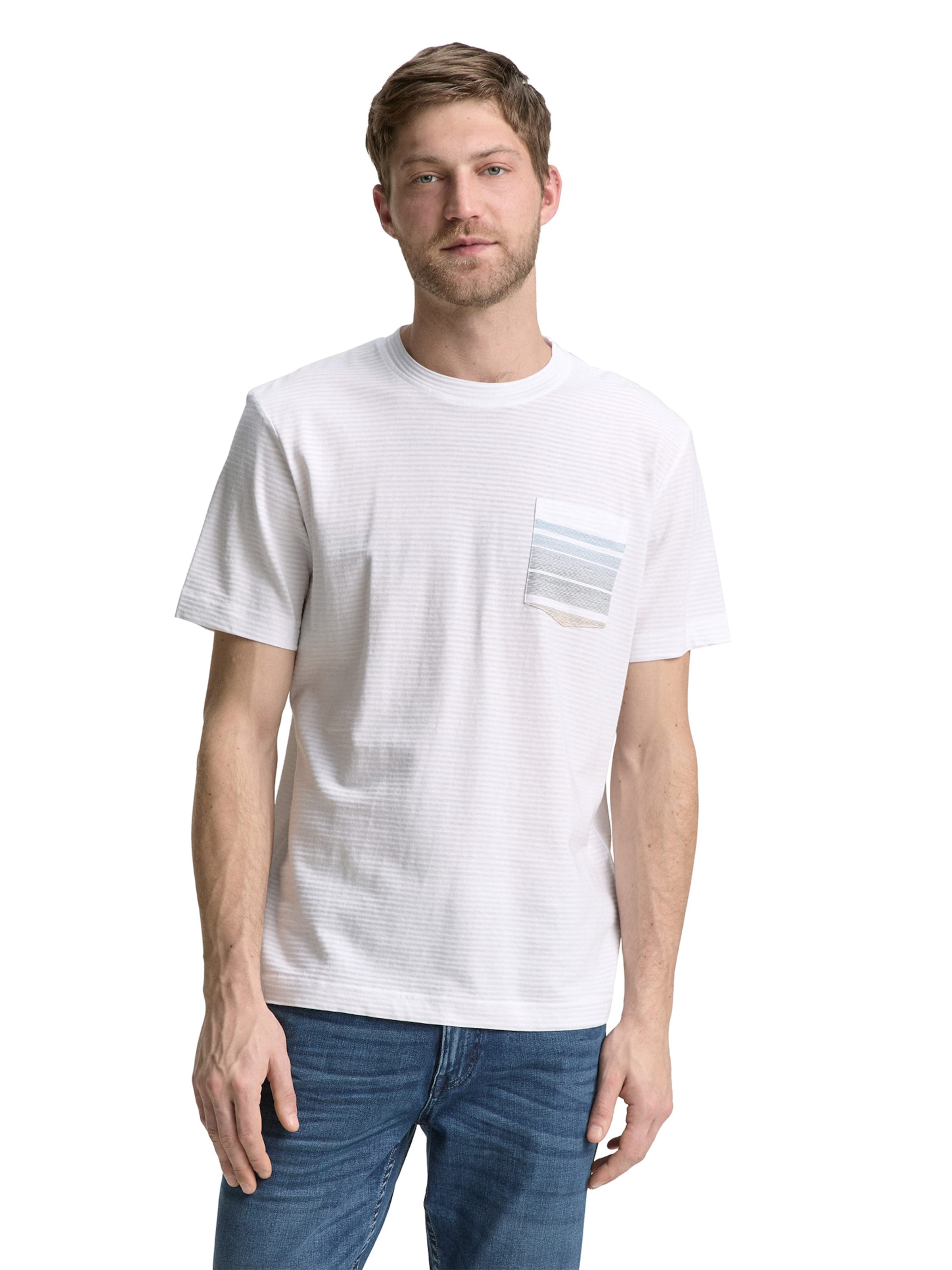 TOM TAILOR Póló - fehér: elől