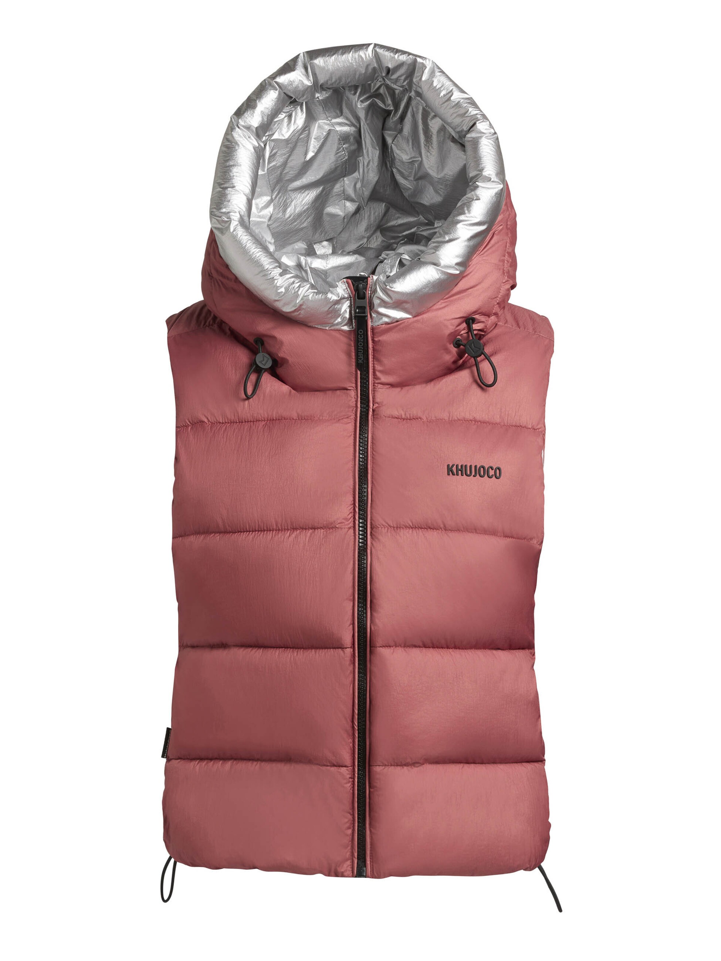 khujo Weste 'Rina' in Rot: Vorderseite