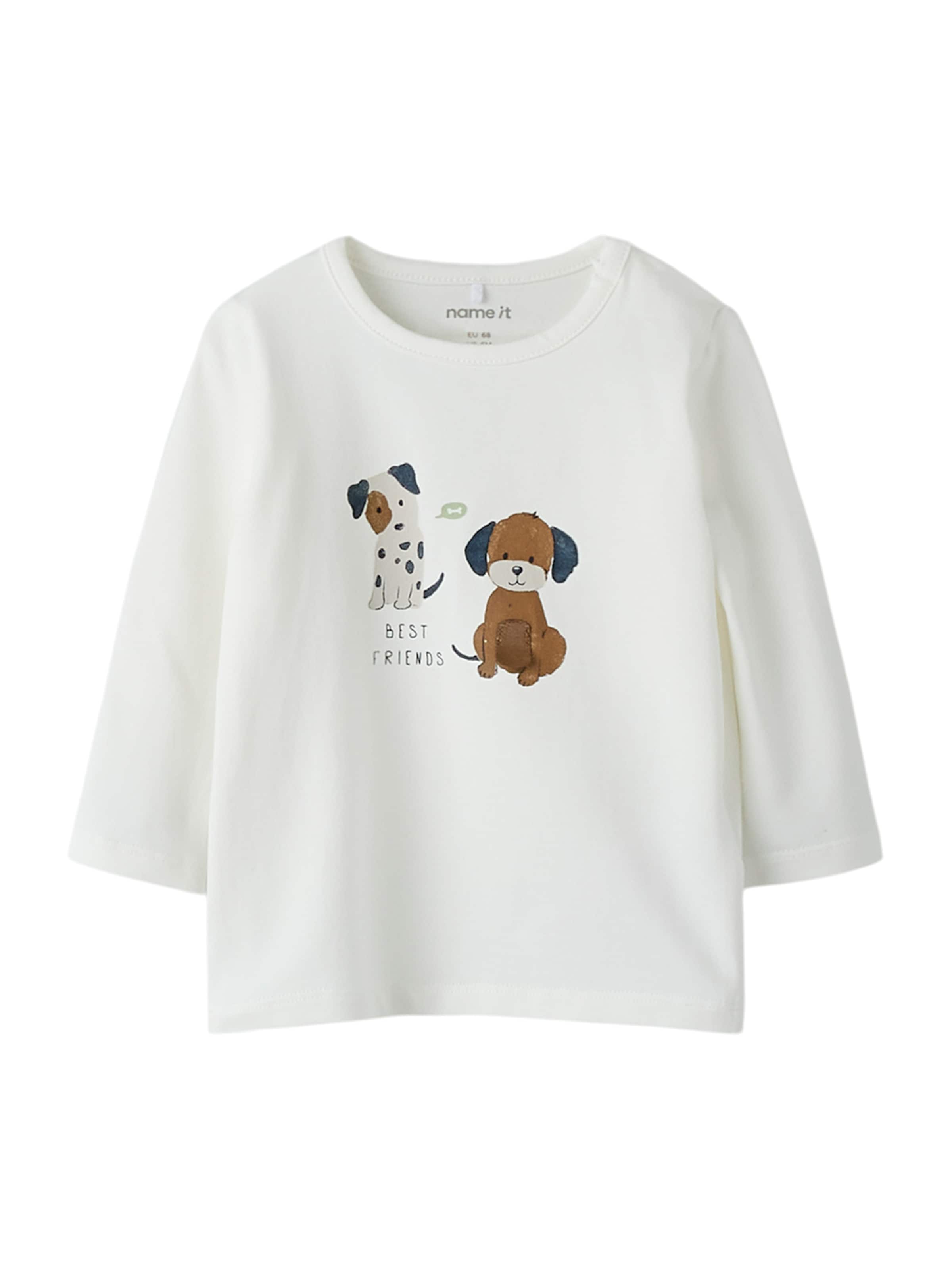 Maglietta 'NBMTOKAN' di NAME IT in bianco: frontale