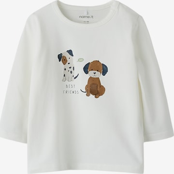 balta NAME IT Marškinėliai 'NBMTOKAN': priekis