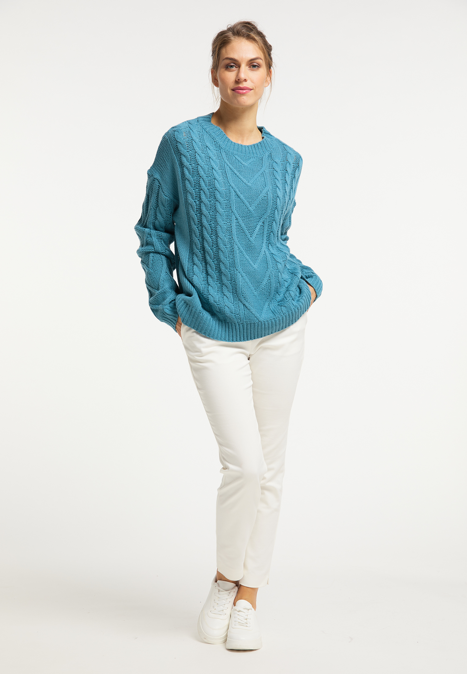 Swetry & dzianina Odzież Usha Sweter w kolorze Niebieskim 