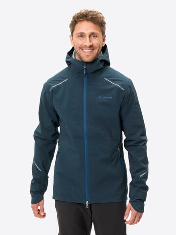 VAUDE Outdoorjas 'Yaras' in Blauw: voorkant