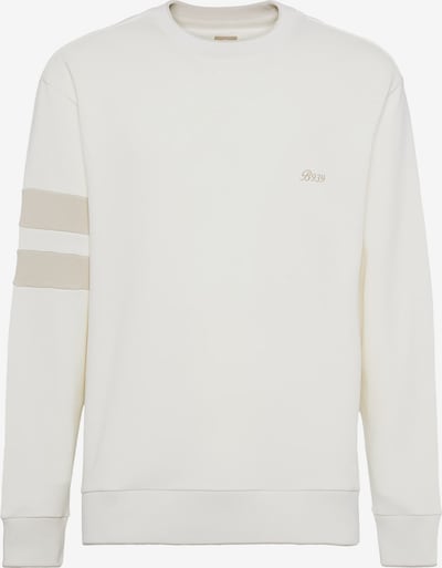 Boggi Milano Sweatshirt 'B939' in beige / offwhite, Produktansicht