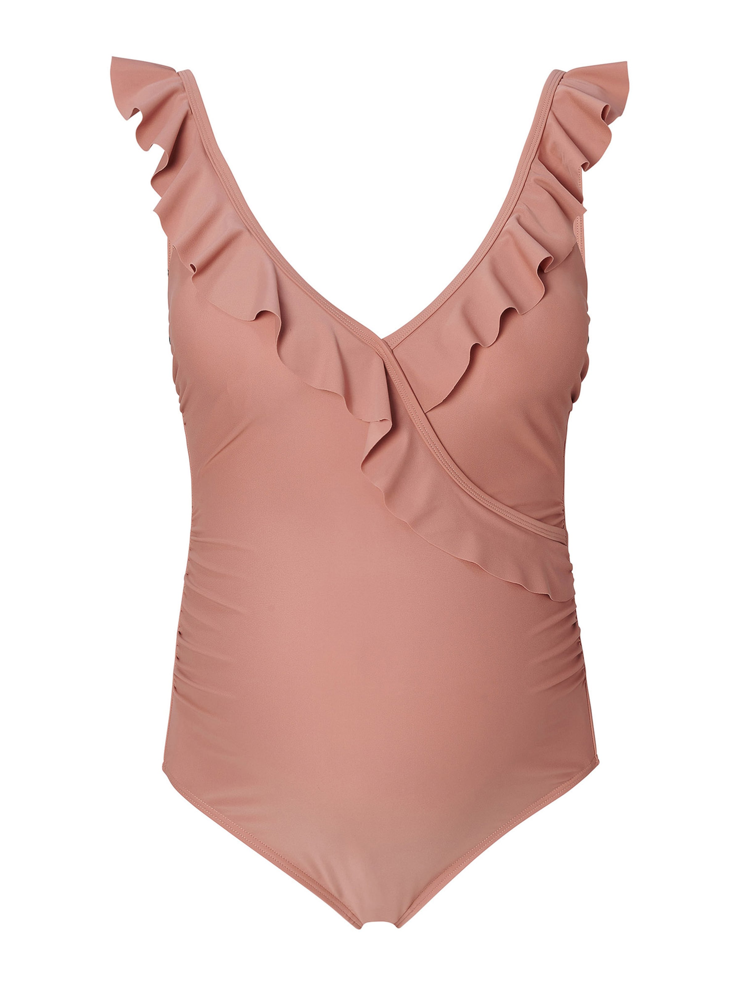 NoppiesBustier Jednodijelni kupaći kostim 'Sima' - roza boja: prednji dio