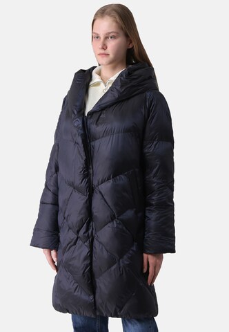 Manteau d’hiver baronia en bleu : devant