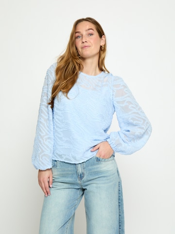 Top 'Odine' di minus in blu: frontale