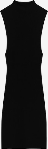 Pull&Bear Pletena obleka | črna barva: sprednja stran