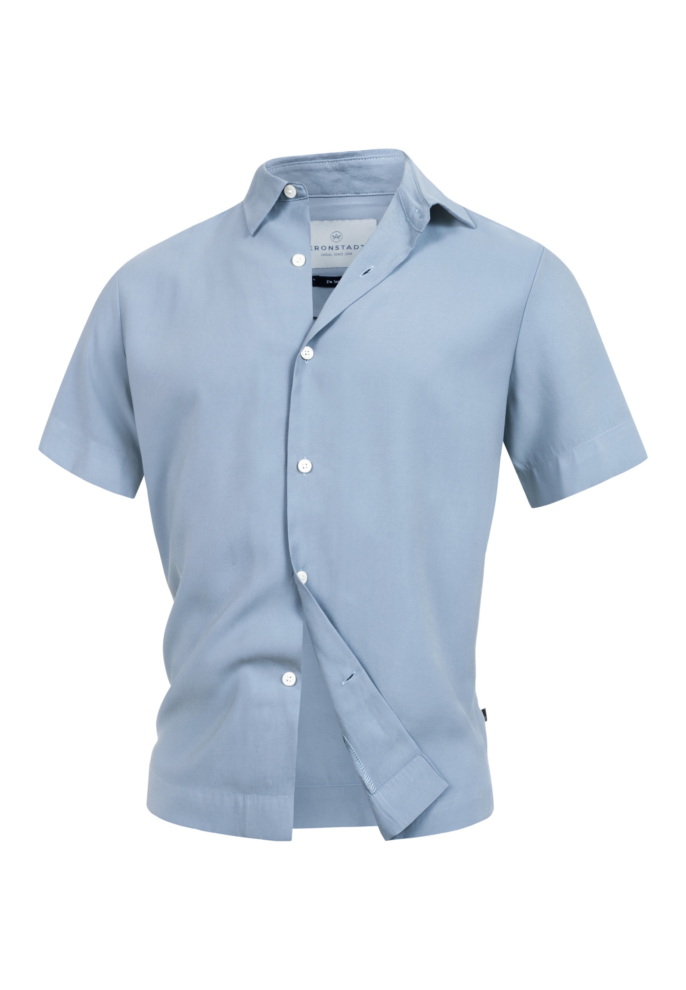 Chemise 'Eckdahl ' Kronstadt en bleu : devant