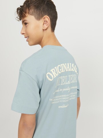 T-Shirt 'Santorini' Jack & Jones Junior en bleu