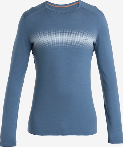 ICEBREAKER Функционална тениска 'Oasis' в опушено синьо / бяло, Преглед на продукта