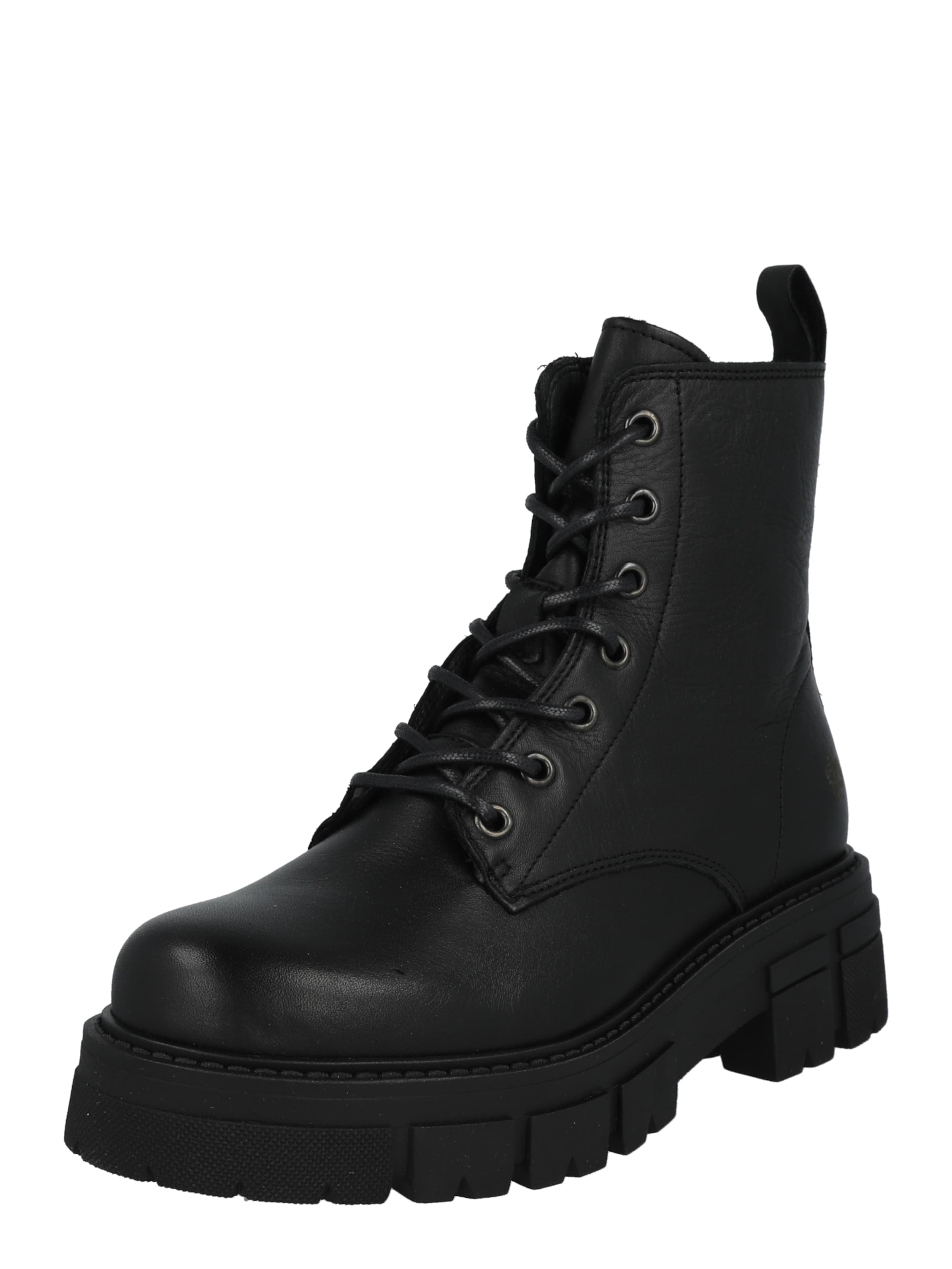 Apple of Eden Lace-Up Ankle Boots 'CASTLE' in Black: front